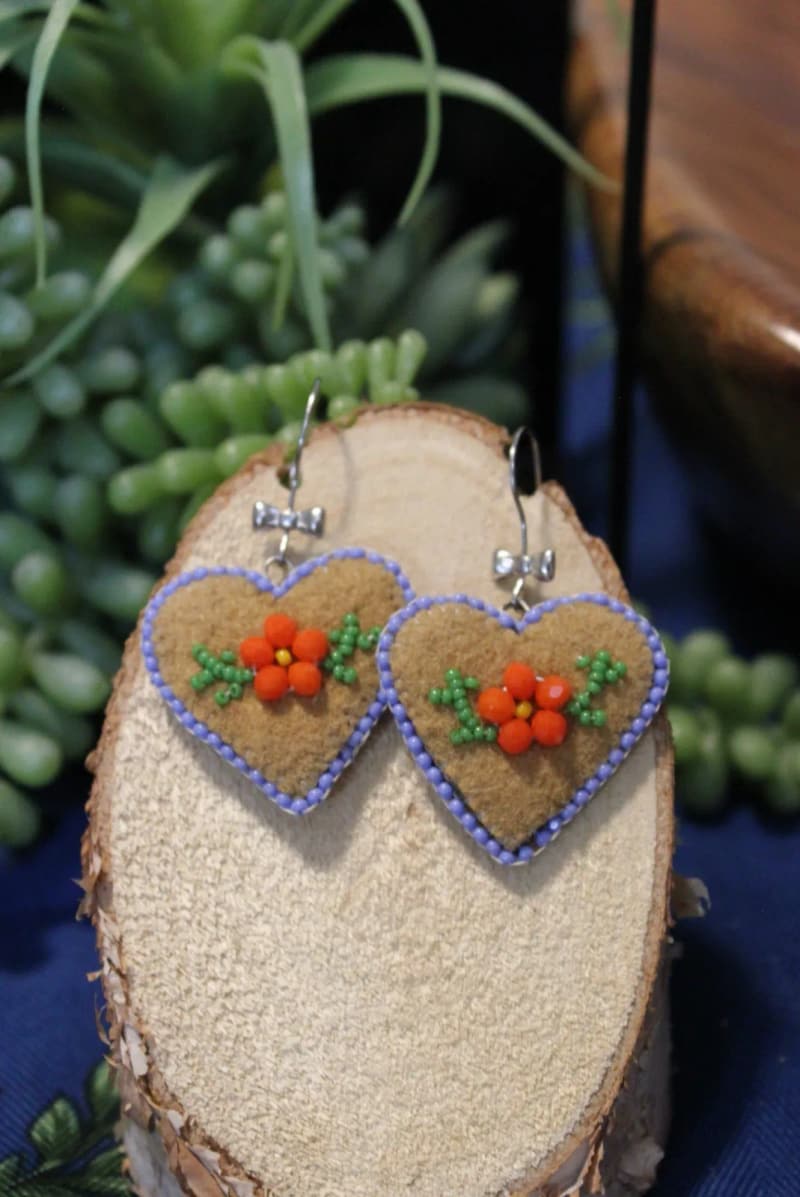 Earrings — handmade by Danielle Piper