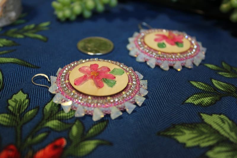 Earrings — handmade by Danielle Piper