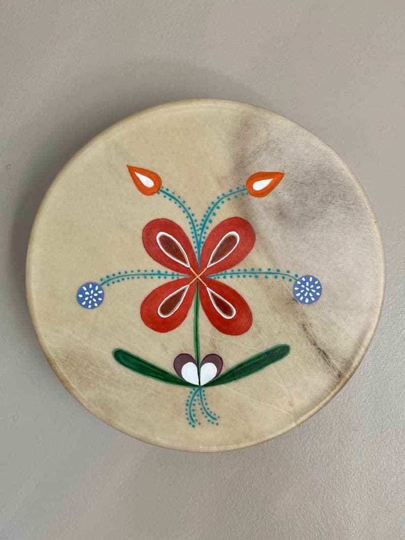 Painted Hand Drums — artwork by Danielle Piper
