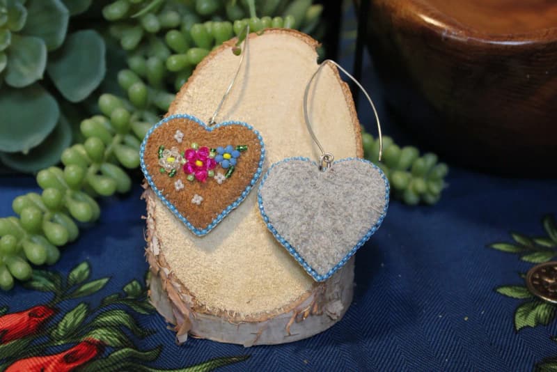 Earrings — handmade by Danielle Piper