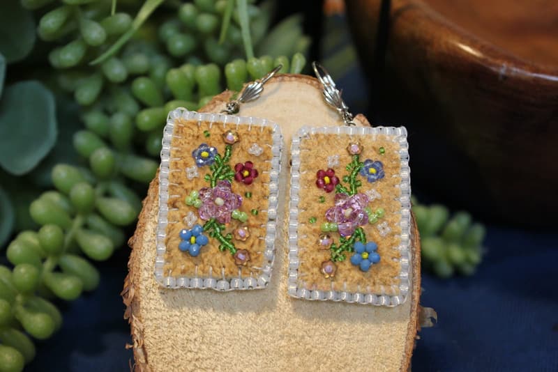 Earrings — handmade by Danielle Piper