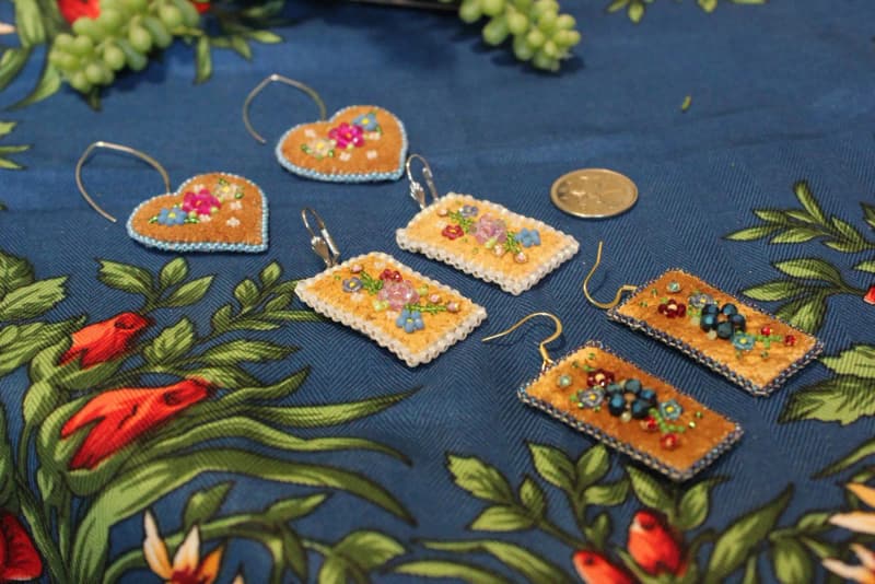 Earrings — handmade by Danielle Piper