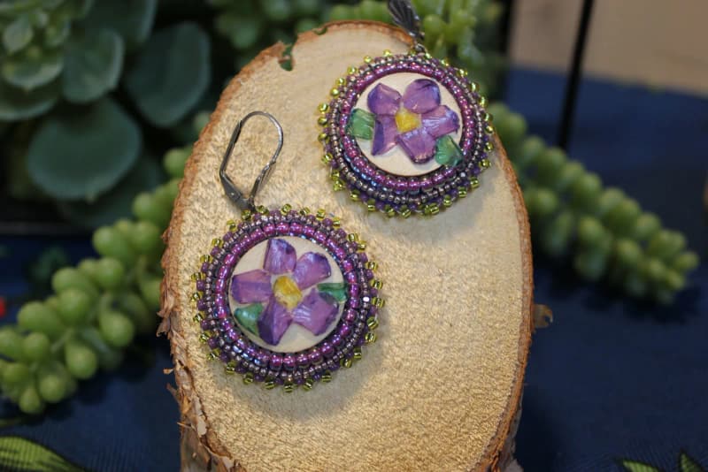 Earrings — handmade by Danielle Piper