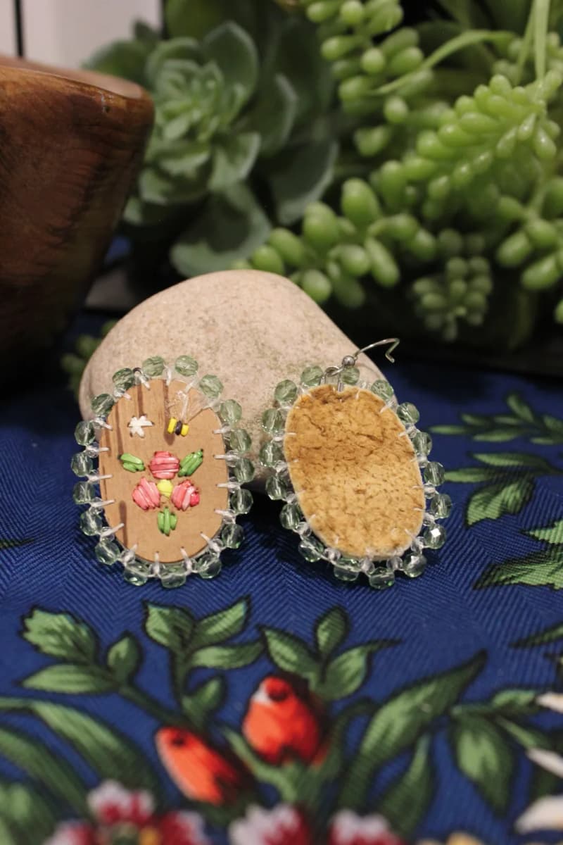 Earrings — handmade by Danielle Piper