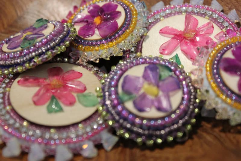 Earrings — handmade by Danielle Piper
