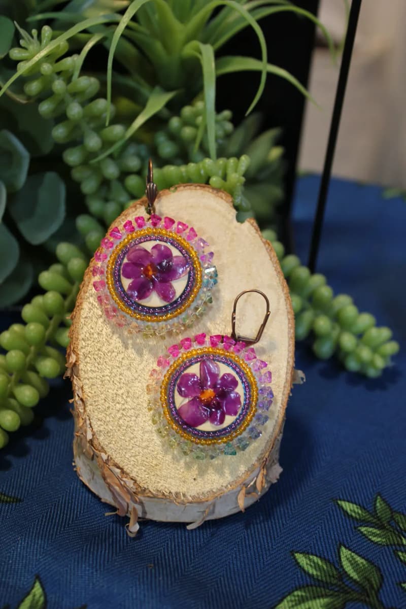 Earrings — handmade by Danielle Piper
