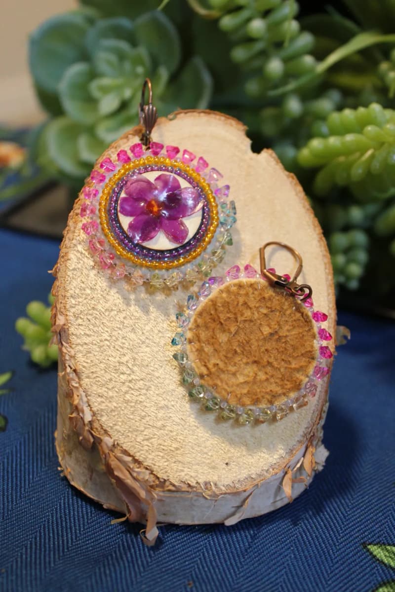 Earrings — handmade by Danielle Piper